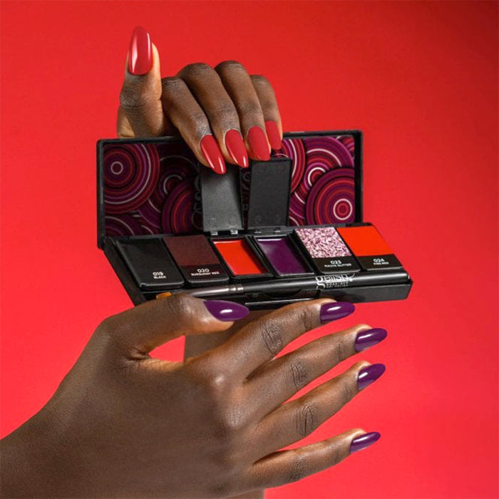 Gelish Cream Gel Polish - Getting Reddy Palette - Hema Free - 6 Colours