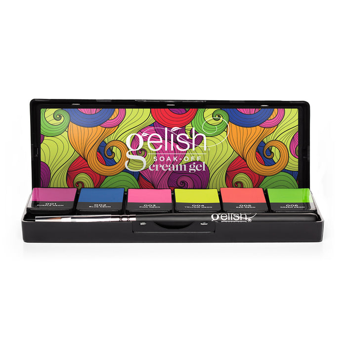 Gelish Cream Gel Polish - Neon & On & On Palette - Hema Free  - 6 Colours