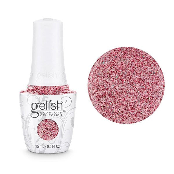 Gelish Professional Gel Polish Some Like it Red - Red Glitter - 15ML