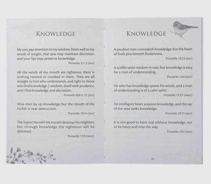 Gift Book Proverbs For Your Daily Path Softcover