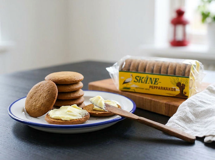 Gille Skånepepparkakor 4 × 200g (4 × 7.05 oz) – Authentic Swedish Ginger Snaps