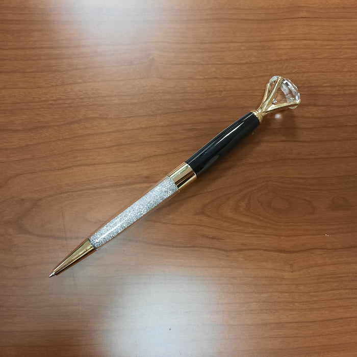 GLITTER & GOLD Diamond Top Pen