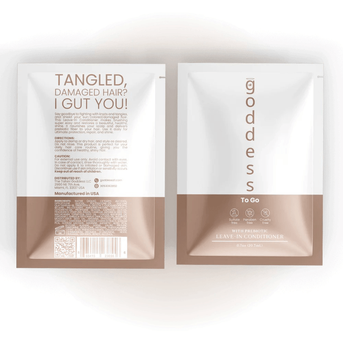 Goddess All | Prebiotic Leave-in Conditioner Travel Set (20 count)