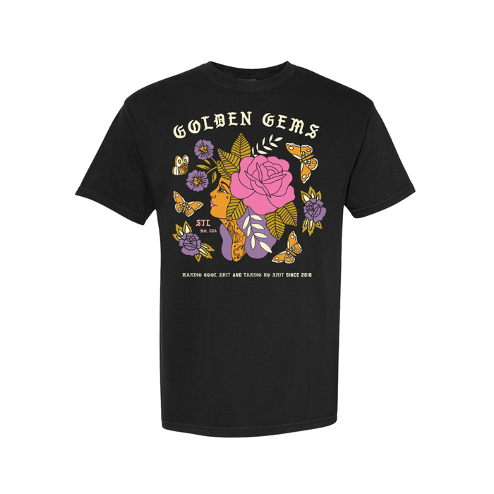 Golden Gems Rose Girl Tee