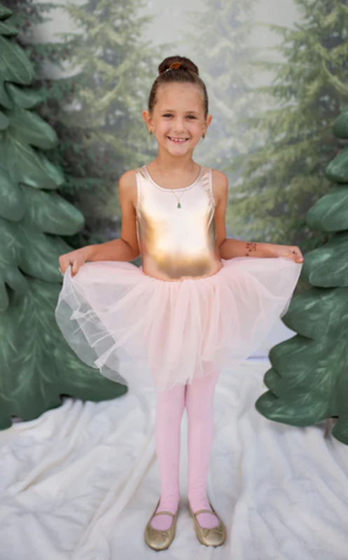 Great Pretenders Ballet Tutu Dress Rose Gold 5-6