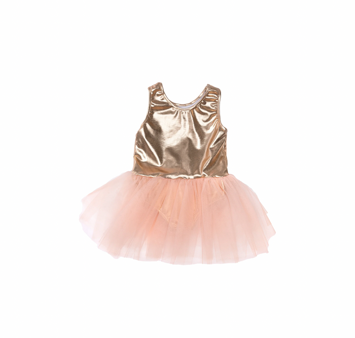 Great Pretenders Ballet Tutu Dress Rose Gold 5-6