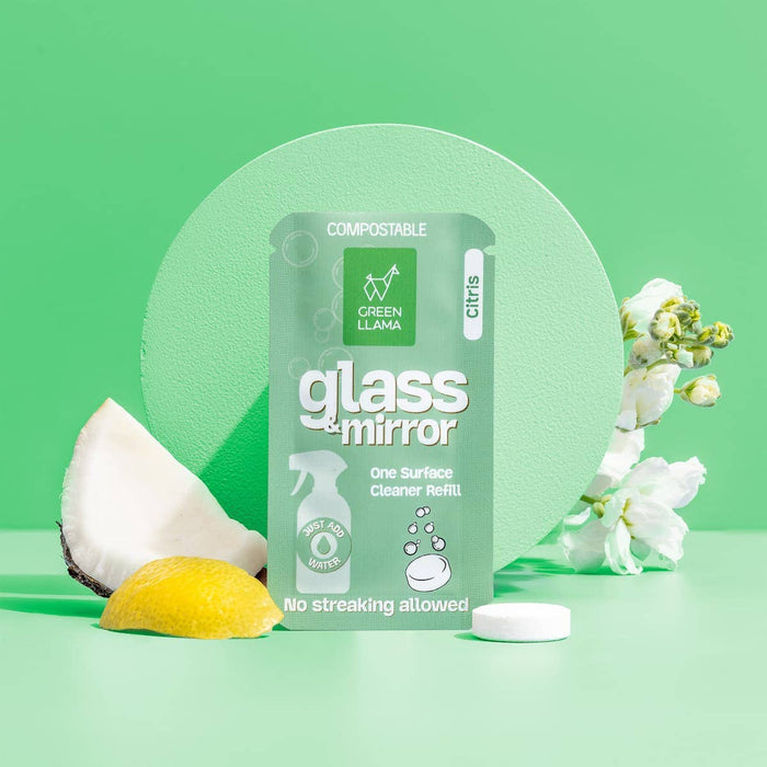 Green Llama - Green Llama Glass & Mirror Cleaner Refill Tablets