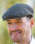 Harris Tweed  Flat Cap - Green/Brown - Country Collection