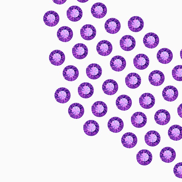 Hawley Diamantes - Amethyst - 144 Pack