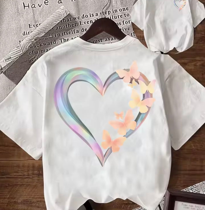Heart Printed T-Shirt