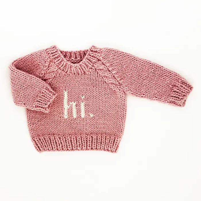 Hi. Sweater Rosy