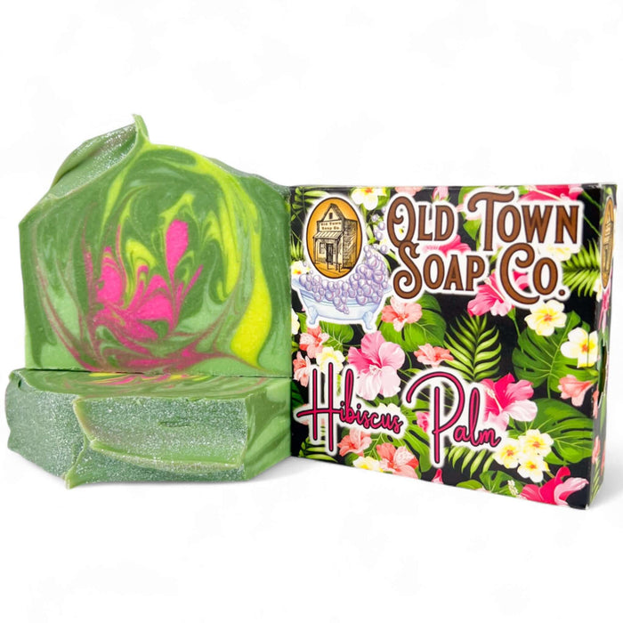 Hibiscus Palm Bar Soap - Old Town Soap Co.