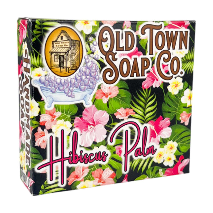 Hibiscus Palm Bar Soap - Old Town Soap Co.
