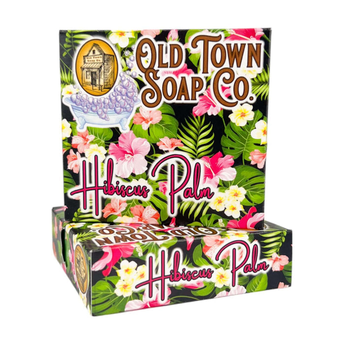 Hibiscus Palm Bar Soap - Old Town Soap Co.