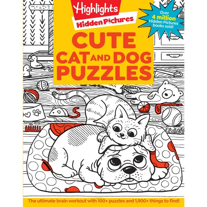 Hidden Pictures Cute Cat and Dog Puzzles