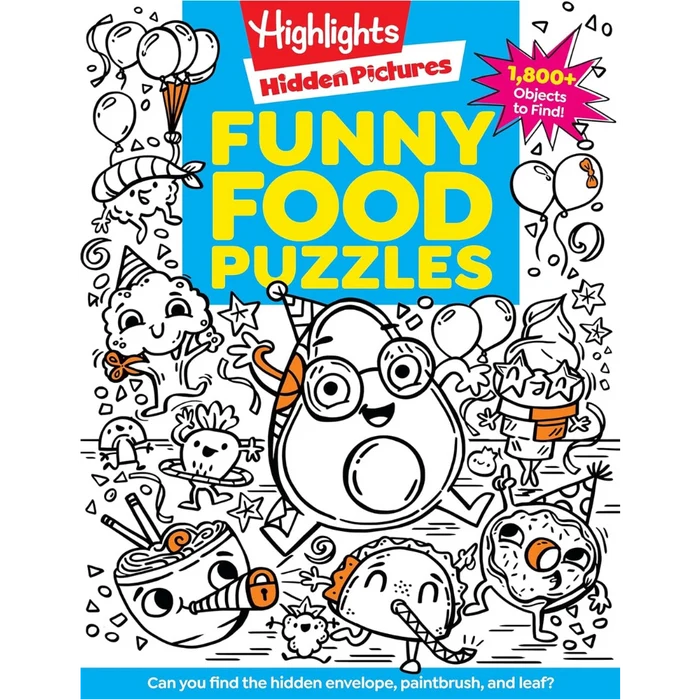 Hidden Pictures Funny Food Puzzles