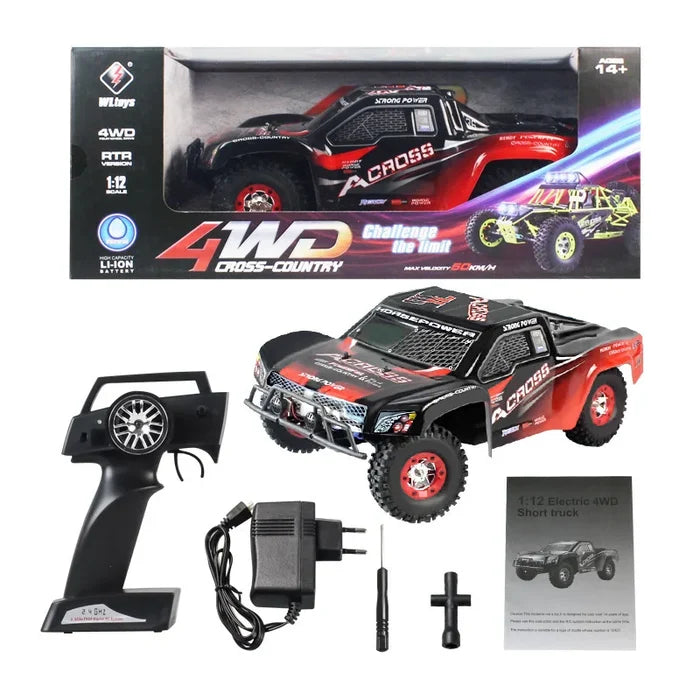 High-Speed 1:12 Off-Road Remote Control Truck - 4WD Drift Fun