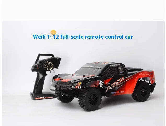 High-Speed 1:12 Off-Road Remote Control Truck - 4WD Drift Fun