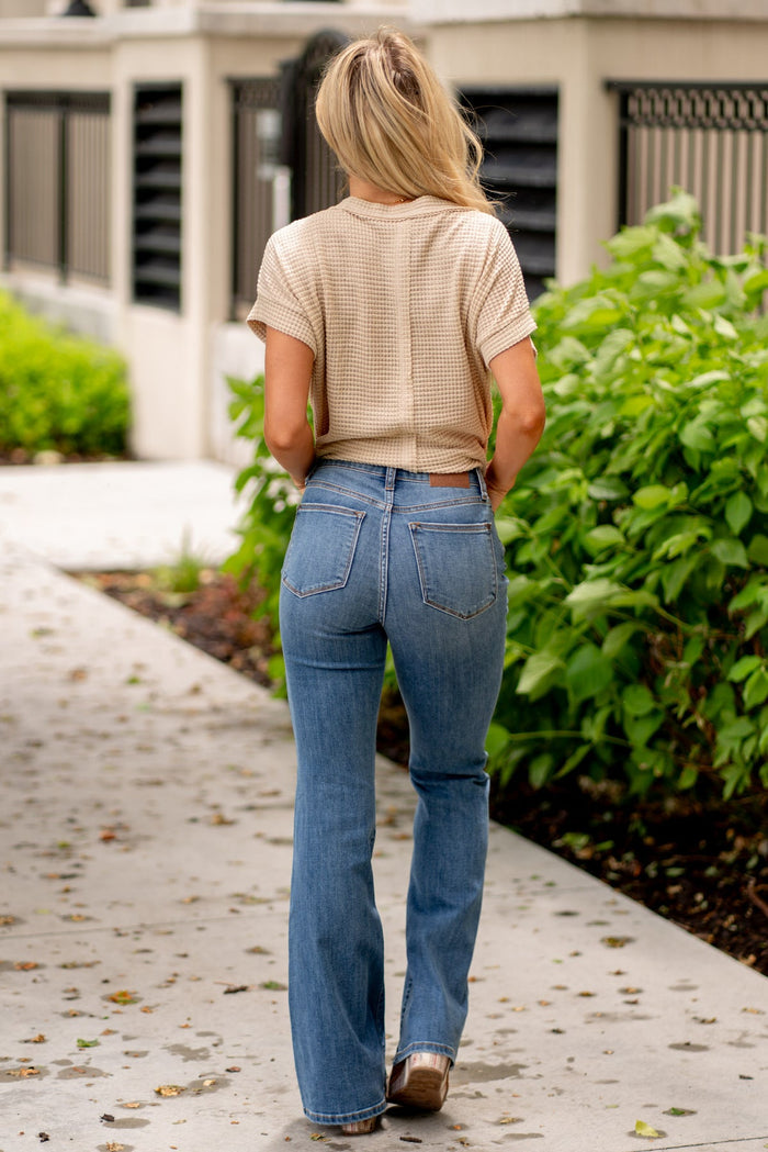 High Waist Classic Flare Jeans - Judy Blue
