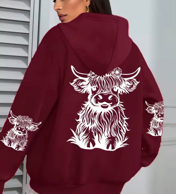 Highland Cow Hoody