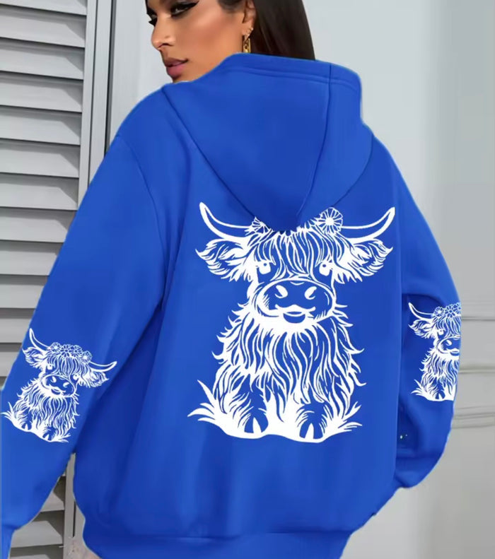 Highland Cow Hoody
