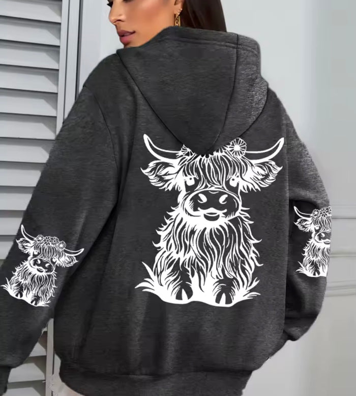 Highland Cow Hoody