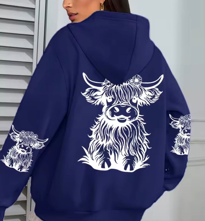 Highland Cow Hoody