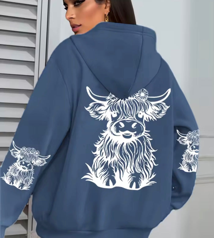 Highland Cow Hoody