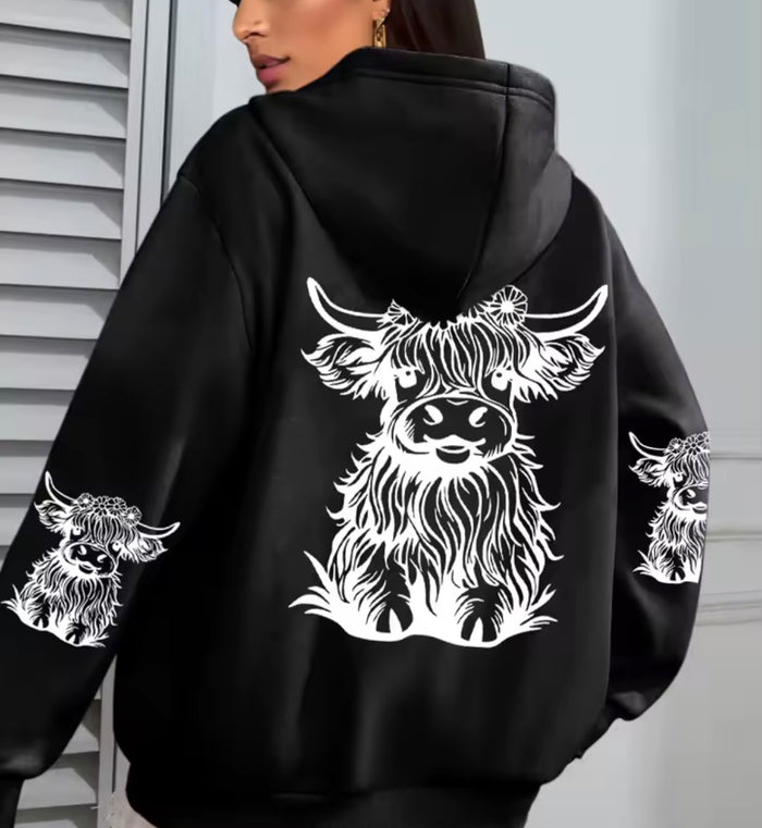 Highland Cow Hoody