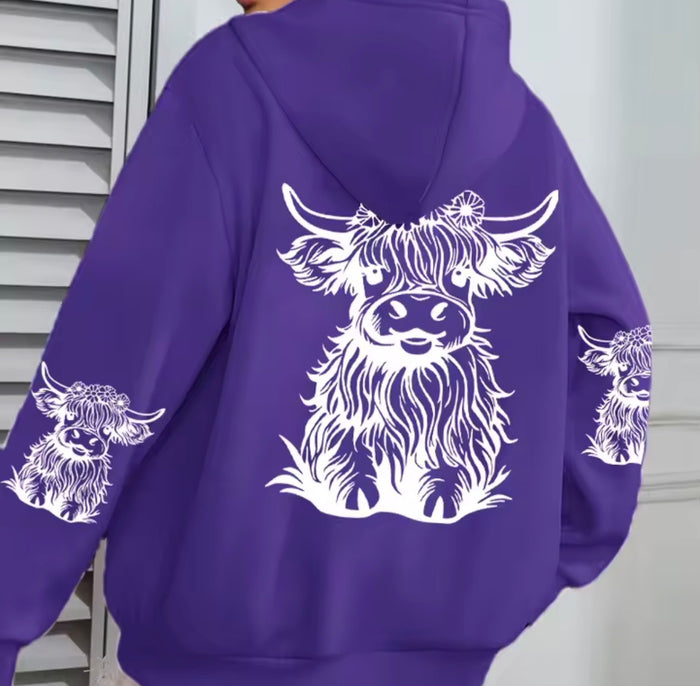 Highland Cow Hoody