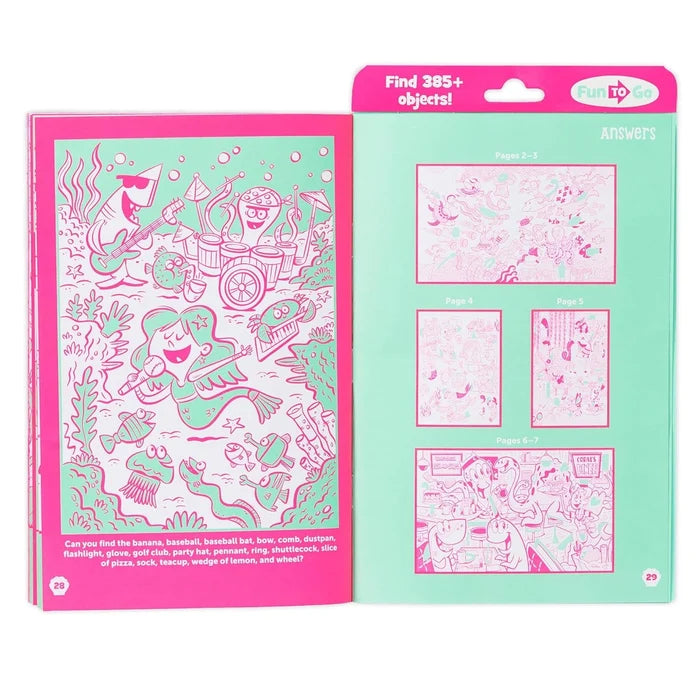 Highlights Mermaid Neon Hidden Pictures Puzzles