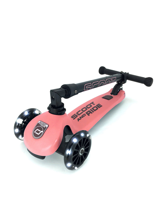 Highwaykick 3 - Scooter - Foldable Handle Bar - 3-6 Years - Peach