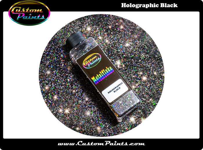 Holographic Metal Flake - Black