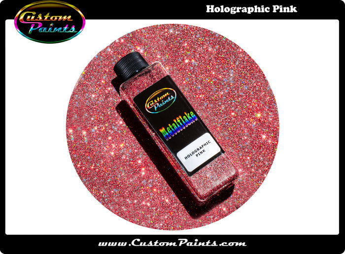 Holographic Metal Flake - Pink