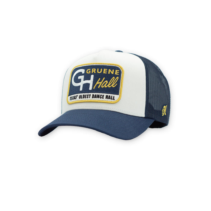 Hooey x Gruene Hall Patch Cap #GH2607T-WHNV