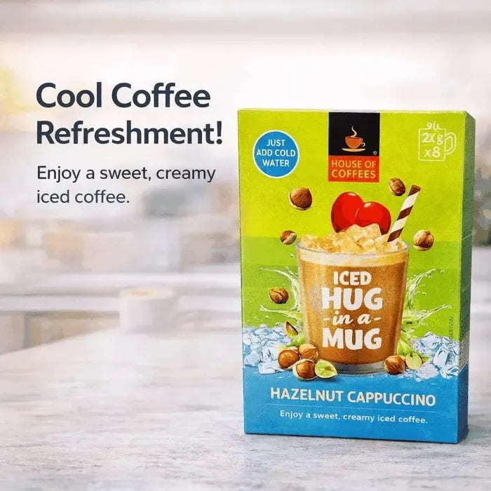 Hug-in-a-Mug - Hazelnut Iced Cappuccino (8 x 24g) Facebook Ad