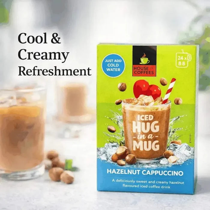 Hug-in-a-Mug - Hazelnut Iced Cappuccino (8 x 24g) Facebook Ad