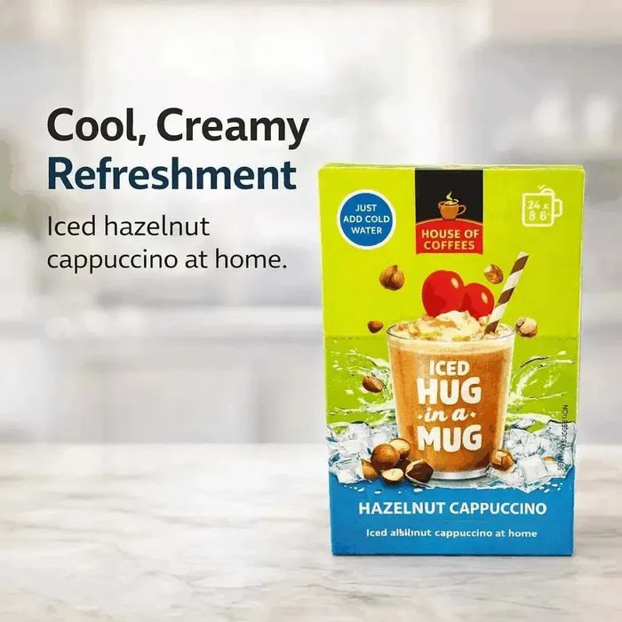 Hug-in-a-Mug - Hazelnut Iced Cappuccino (8 x 24g) Facebook Ad