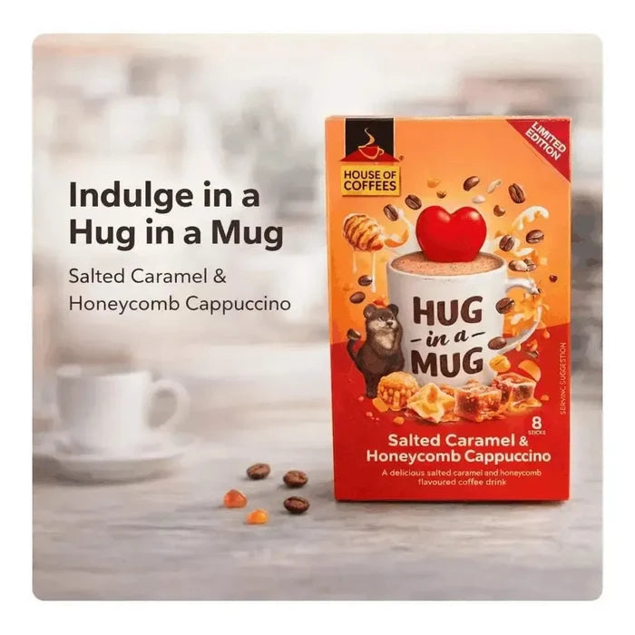 Hug-in-a-Mug - Salted Caramel & Honeycomb Cappuccino (8 x 24g) Facebook Ad