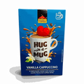 Hug-in-a-Mug Vanilla Cappuccino 8-pack sachets with creamy vanilla coffee drink