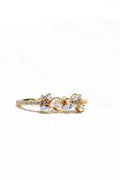 Huggie Earrings-White Opal Tropicale