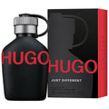 Hugo Boss Just Different Eau De Toilette perfume bottle, 75ml, sleek design, with the Hugo Boss branding visible.