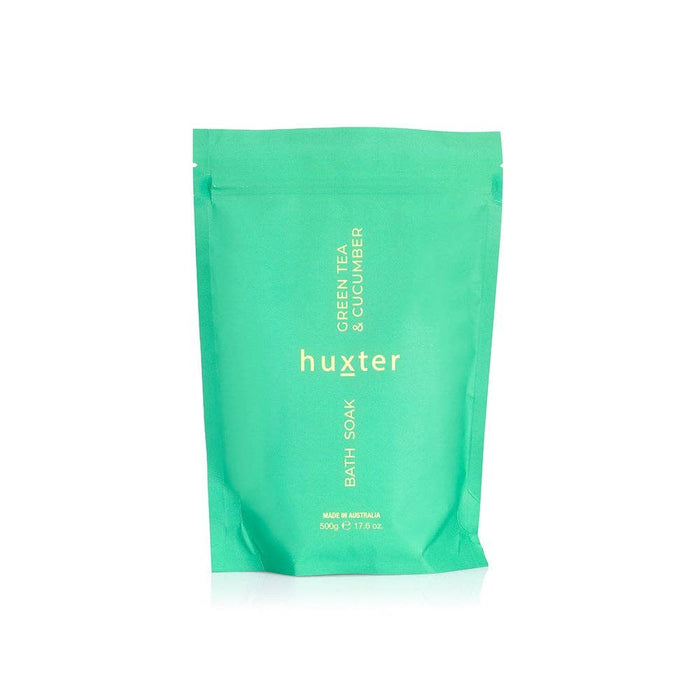 Huxter - Bath Soak - 500gm | Green Tea & Cucumber