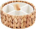 Hyacinth Toothpick Divided Bowl