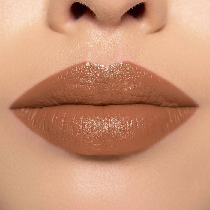I Need a Nude Lipstick shade 'Liron' model look.