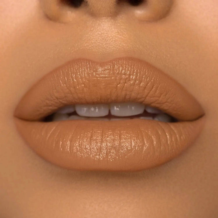 I Need a Nude Lipstick shade 'Charlotte' model look.