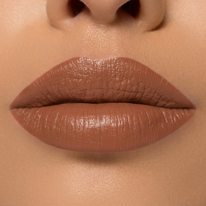 I Need a Nude Lipstick shade 'Sami' model look.