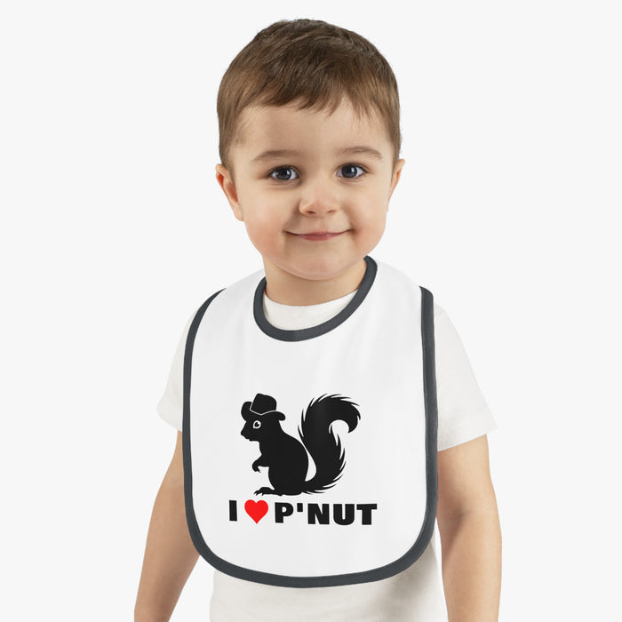 I ❤️ P'Nut Baby Bib