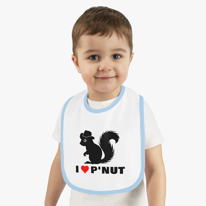 I ❤️ P'Nut Baby Bib