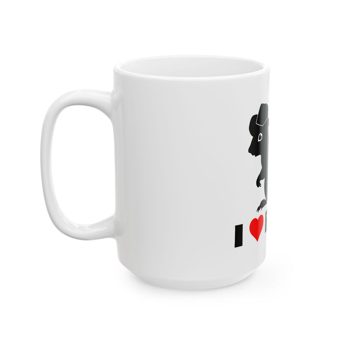 I ❤️ P'Nut Ceramic Mug